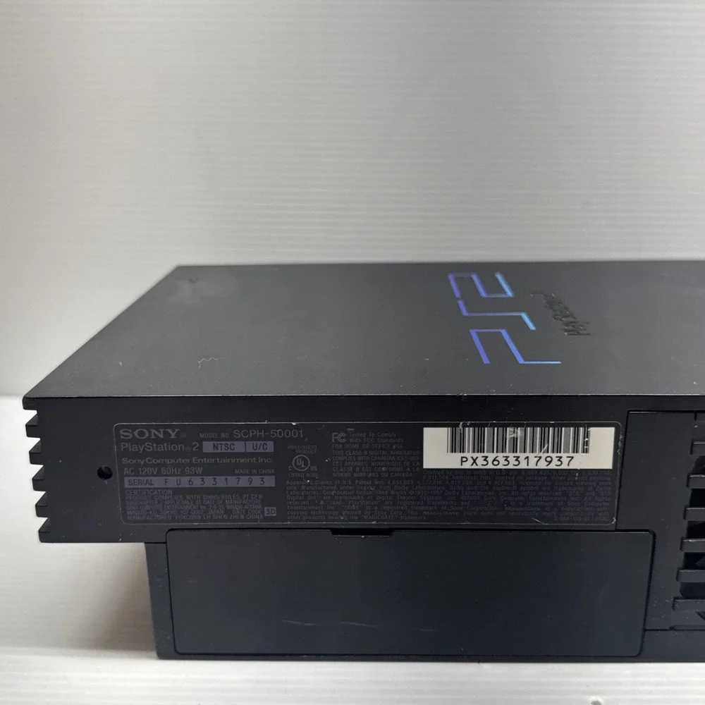 Sony Playstation 2 Video Game Console Bundle Controller Memory Card 10 Games